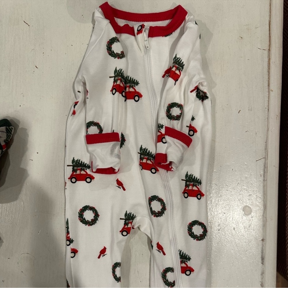 Kyte BABY Festive Red and White Kids Pajama Set